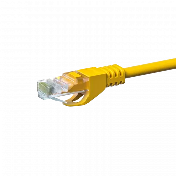 DSIT DC-C57-002 CAT5e U/UTP síťový kabel, 0,25 m, žlutý, CCA