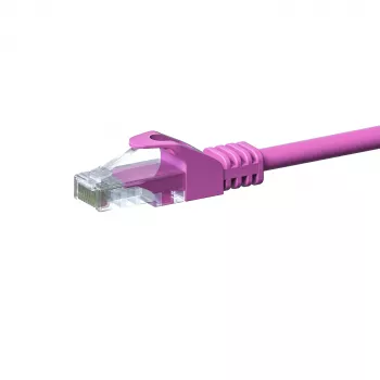 DSIT CAT 5e U/UTP síťový kabel 15 m růžový CCA