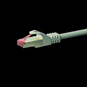 DSIT CAT 6 síťový kabel LSOH - S/FTP - 0,50 metru - šedý (DC-S61-005)