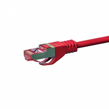DSIT CAT 6 síťový kabel LSOH - S/FTP - 1,50 m - červený (DC-S65-015)