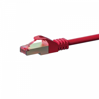 DSIT CAT 6 síťový kabel LSOH - S/FTP - 1,50 m - červený (DC-S65-015)