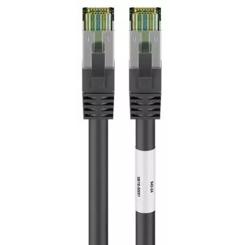 DSIT RJ45 síťový kabel S/FTP PiMF s CAT 8 kabelem černý 0,25 m