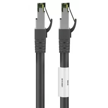 DSIT RJ45 síťový kabel S/FTP PiMF s CAT 8 kabelem černý 0,25 m