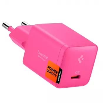 SPIGEN EE301EU-GAN Essential 1-port síťová nabíječka 30W růžová