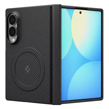 Spigen AirSkin Aramid MagSafe pouzdro pro Samsung Galaxy Z Fold 8 - černé