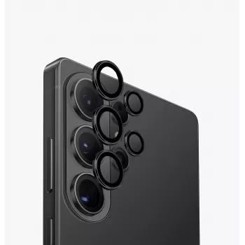 UNIQ Optix hliníková ochrana objektivu fotoaparátu pro Samsung Galaxy S26 Ultra - černá