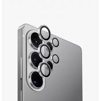 UNIQ Optix hliníková ochrana objektivu fotoaparátu pro Samsung Galaxy S26 Ultra - černá