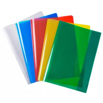 SAX 5 A4 Exercise Book Covers, Assorted Colours, Transparent PP
