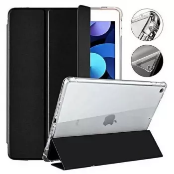 Mercury průhledný zadní kryt pro iPad Pro 12.9 (2018-2022) & iPad Air 13 (2024-2026) - černý rám