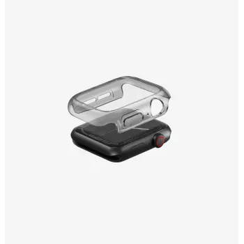 Ochranné pouzdro UNIQ Garde pro Apple Watch Series 7/8/9 45mm, kouřově šedé