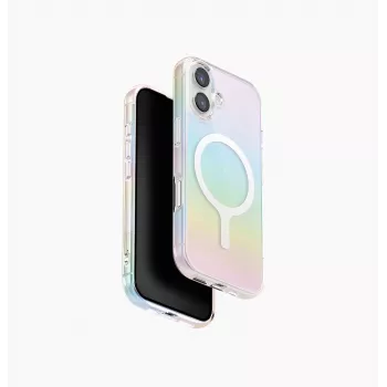 UNIQ Iridescia pouzdro pro iPhone 17 s Magclick Charging - Holo Quartz