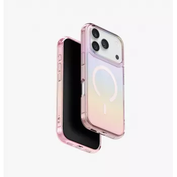 UNIQ Iridescia pouzdro pro iPhone 17 Pro s Magclick Charging - Midnight Quartz