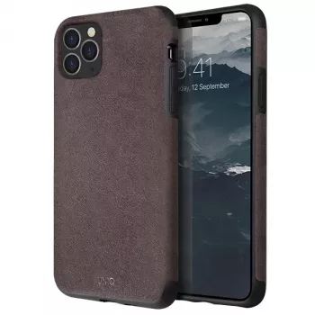 UNIQ Sueve pouzdro pro iPhone 11 Pro z tekutého silikonu, Taupe Warm Grey