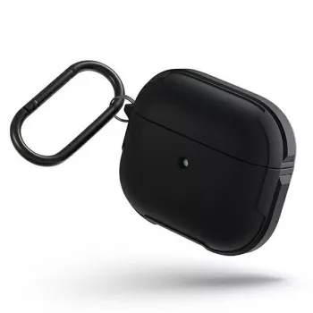 UNIQ Valencia antimikrobiální pouzdro pro Apple AirPods 3. generace - Midnight Black