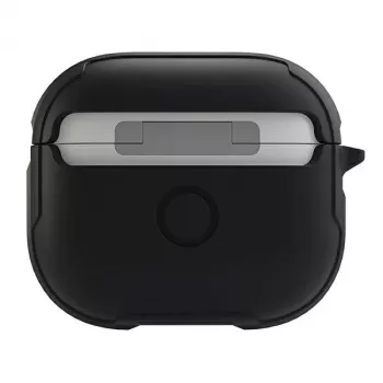 UNIQ Valencia antimikrobiální pouzdro pro Apple AirPods 3. generace - Midnight Black