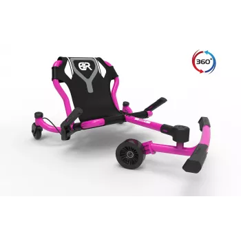 Jezdítko EzyRoller Spinner X Pink 360° otočné pro děti od 4 do 12 let