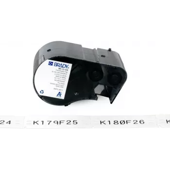 Samolaminovací vinylová etiketa BRADY pro BMP51/BMP53/M511, 25,40 mm x 6,40 m, bílá/transparentní