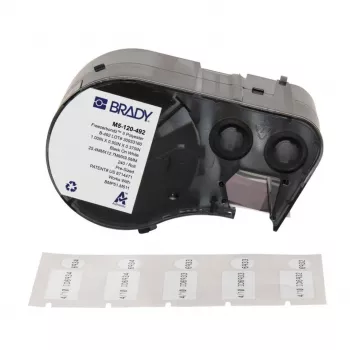 Kazeta s polyesterovými etiketami BRADY M5-120-492 FreezerBondz pro BMP51/BMP53/M511, bílá, 12,70 mm x 21,34 m