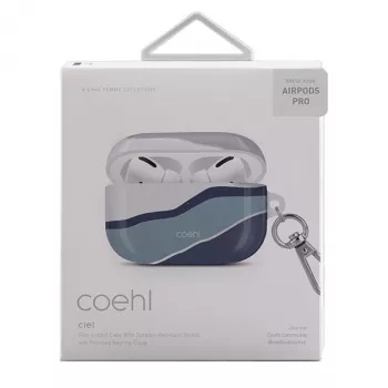 Ochranné pouzdro UNIQ Coehl Ciel pro AirPods Pro – Twilight Blue