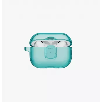 UNIQ Glase Pro Lock Case for AirPods Pro 3, Turquoise