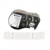 Rotační samolaminovací etiketová kazeta BRADY pro DYMO XTL – 24 mm x 4 m, černá na bílé/čiré, průmyslový polyester