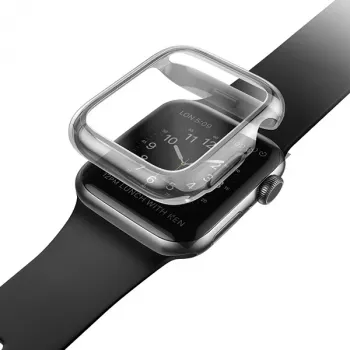 Ochranné pouzdro UNIQ Garde pro Apple Watch 40 mm (Series 4/5/6/SE/SE2/SE3) - kouřově šedá