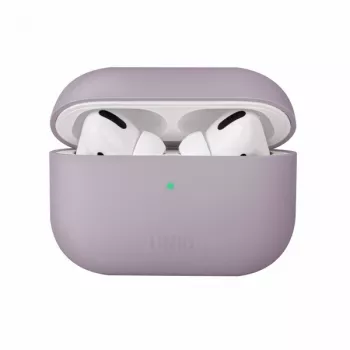 UNIQ Lino silikonové pouzdro pro AirPods Pro levandulové