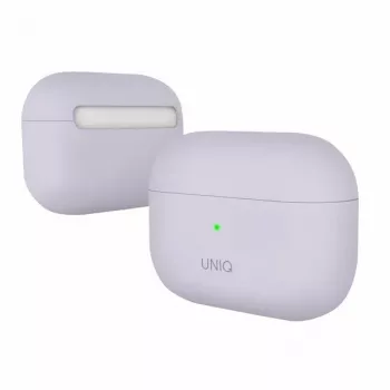 UNIQ Lino silikonové pouzdro pro AirPods Pro levandulové