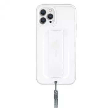 UNIQ Heldro antibakteriální pouzdro pro iPhone 12/12 Pro 6,1 inch Natural Frost