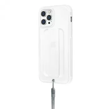 UNIQ Heldro antibakteriální pouzdro pro iPhone 12/12 Pro 6,1 inch Natural Frost