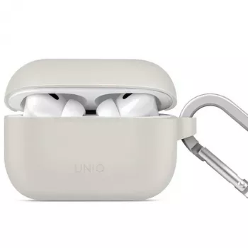 UNIQ Vencer silikonové pouzdro pro Apple AirPods Pro 2. generace (2022/2023) - křídově šedé
