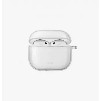 UNIQ Glase pouzdro pro Apple AirPods 4 leskle kouřové