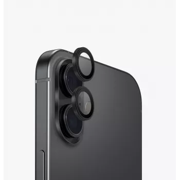 UNIQ Optix hliníkový kryt fotoobjektivu pro iPhone 17 s aplikátorem zelený