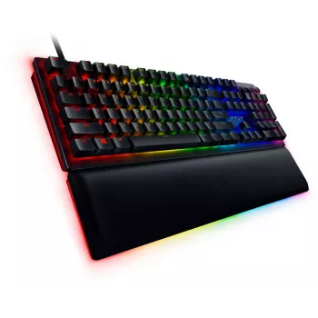 Drátová herní klávesnice Razer Huntsman V2, analogové optické spínače, US rozložení, RGB, černá (RZ03-03610100-R3M1)