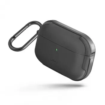 Antimikrobiální pouzdro UNIQ Valencia pro AirPods Pro – Gunmetal Grey