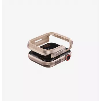 UNIQ Valencia Case for Apple Watch 46 mm, Midnight Black Uni001443