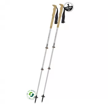 Komperdell Explorer Zero Cork Trekking Poles, Brown