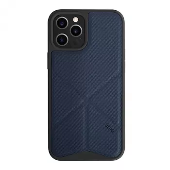 Pouzdro s klopou UNIQ Transforma pro iPhone 12 Pro Max – Electric Blue
