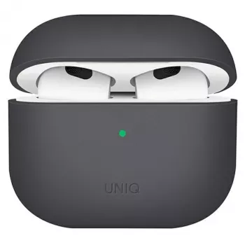 UNIQ Lino silikonové pouzdro pro AirPods 3. generace popelavě šedé