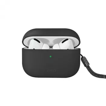 UNIQ Lino silikonové pouzdro pro AirPods Pro 2. generace (2022/2023) popelavě šedé