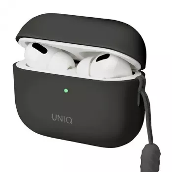 UNIQ Lino silikonové pouzdro pro AirPods Pro 2. generace (2022/2023) popelavě šedé