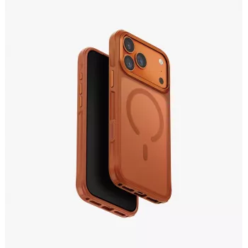 UNIQ Veren MagClick nabíjecí pouzdro pro iPhone 17 Pro Max, oranžové