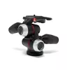 Třícestná hlava Manfrotto MHXPRO-3WX se zasouvacími páčkami, hliník, nosnost 8 kg, rychloupínací destička 200PL-14, černá
