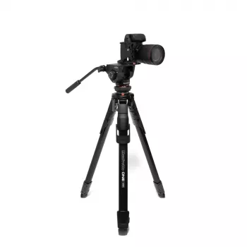 Hybridní foto-video stativ Manfrotto MKONEVA-500X s fluidní hlavou, 5dílné hliníkové nohy, přezky, rychlovýsuvná tyč, přepravní taška