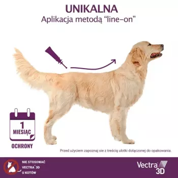 Ceva Vectra 3D spot-on roztok pro psy 1,5-4 kg – 3 pipety (žlutá)