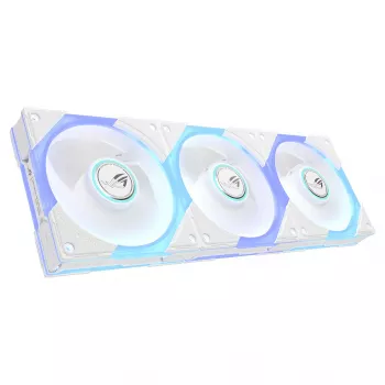 Ventilátor ASUS ROG Eurux GR120 ARGB Reverse, 120 mm, 3 ks, bílý (90DA00K3-B09020)