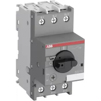 ABB MS116-20 motorový jistič, 16-20 A, 3pólový, 690 V AC, 50 kA, šroubové svorky