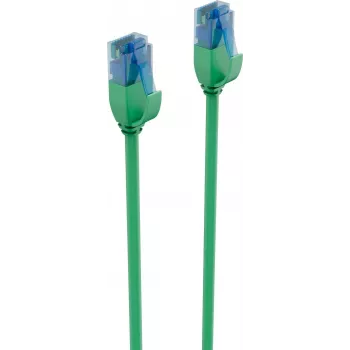 shiverpeaks BS08-22033 Cat.6 U/UTP Slim patch kabel, 2 m, zelený