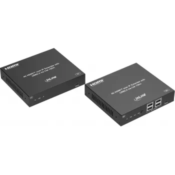 KVM extender InLine® přes IP, HDMI 4K/60Hz, 100m, sada (57886G)