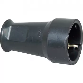 Kopp SEBS spojka s ochranným kontaktem, do 3x1,5 mm², černá